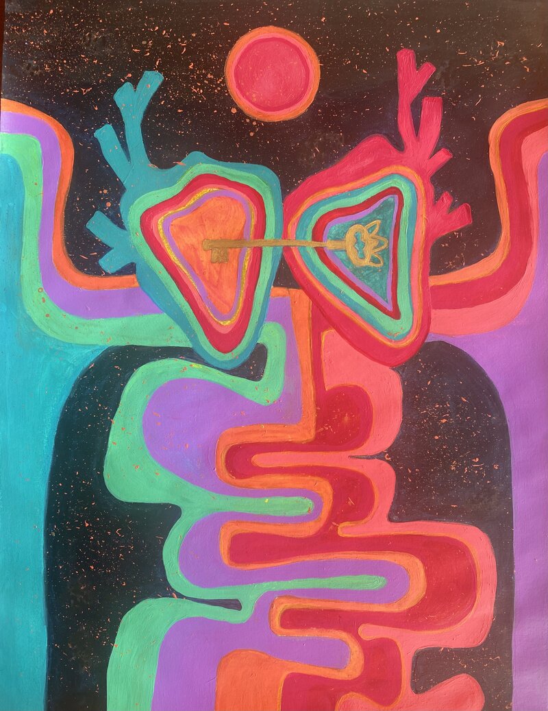 Dos corazones entrelazados — álmica